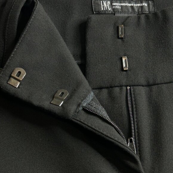 INC International Concepts Women's 2 Petite Black Pants - Picture 6 of 14